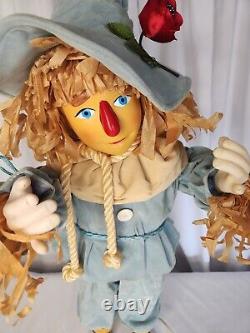 Rare Vintage 70's Wizard of OZ Scarecrow Motionette Animatronic 27