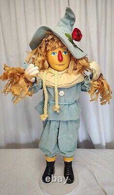 Rare Vintage 70's Wizard of OZ Scarecrow Motionette Animatronic 27