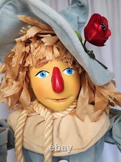 Rare Vintage 70's Wizard of OZ Scarecrow Motionette Animatronic 27