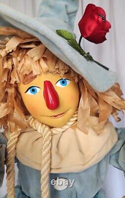 Rare Vintage 70's Wizard of OZ Scarecrow Motionette Animatronic 27