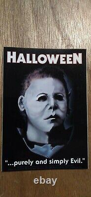 Rare Vintage 90's Halloween Michael Myers Vinyl Sticker Blue Grape Falcon? NOS