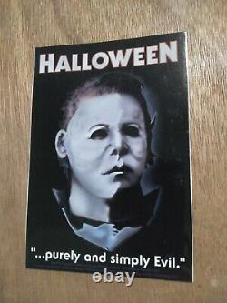 Rare Vintage 90's Halloween Michael Myers Vinyl Sticker Blue Grape Falcon? NOS