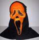 Rare Vintage 90s Gen 1 Fantastic Faces Fun World Scream Ghost Face Orange Mask