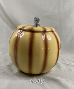 Rare Vintage ABINGDON USA 674 Pumpkin Jack-O-Lantern Cookie Jar EXCELLENT