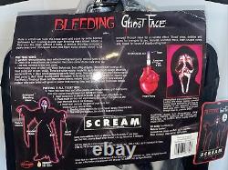 Rare Vintage Bleeding SCREAM Stalker Ghost Face Mask Costume Halloween 1997 NOS