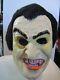 Rare Vintage Cesar Joker Dracula Halloween Vinyl Mask W /insert France Vampire