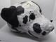 Rare Vintage Creepy Paper Mache Halloween Dog Mask Mardi Gras Folk Art