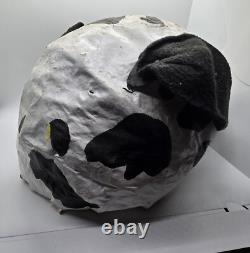 Rare Vintage Creepy Paper Mache Halloween Dog Mask Mardi Gras Folk Art