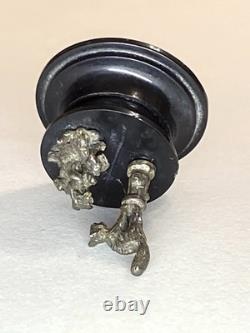 Rare Vintage Dell Weston Miniatures Halloween Scared Cat & Dogs Sterling Silver