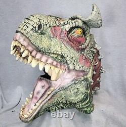 Rare Vintage Disney Dinosaurs Unreleased Movie Vinyl Halloween Mask child Size