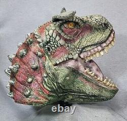 Rare Vintage Disney Dinosaurs Unreleased Movie Vinyl Halloween Mask child Size