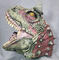 Rare Vintage Disney Dinosaurs Unreleased Movie Vinyl Halloween Mask child Size