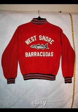 Rare Vintage Felco Barracuda Letterman Jacket Halloween Theater Costume