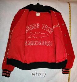 Rare Vintage Felco Barracuda Letterman Jacket Halloween Theater Costume