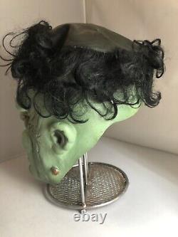 Rare Vintage Frankenstein Monster Rubber Latex Mask Costume Horror Halloween