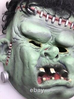 Rare Vintage Frankenstein Monster Rubber Latex Mask Costume Horror Halloween