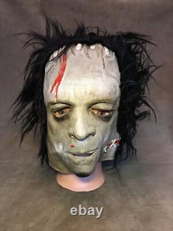 Rare Vintage Fun World Frankenstein Mask Scary Monster Halloween Made In Korea