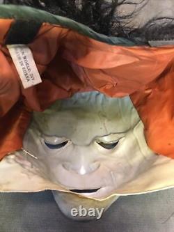 Rare Vintage Fun World Frankenstein Mask Scary Monster Halloween Made In Korea