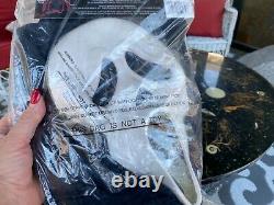 Rare Vintage Fun World SCREAM Stalker Ghost Face Mask Costume Halloween NOS 1997