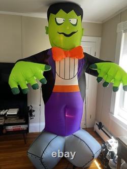 Rare Vintage Gemmy Inflatable Frankenstein Halloween Monster Walmart Lights Up