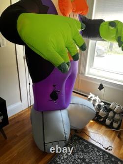Rare Vintage Gemmy Inflatable Frankenstein Halloween Monster Walmart Lights Up