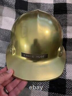 Rare Vintage Gold Jackson Hard Hat Construction Village People Halloween Costume