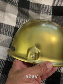 Rare Vintage Gold Jackson Hard Hat Construction Village People Halloween Costume