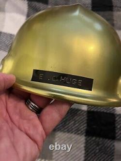 Rare Vintage Gold Jackson Hard Hat Construction Village People Halloween Costume