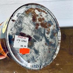 Rare Vintage Halloween Metal Pail Paint Can Size