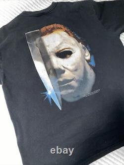 Rare Vintage Halloween Michael Myers Horror Movie Promo Serial Killer T-Shirt XL