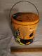 Rare Vintage Halloween Paint Can Style Candy Tin With 2 Free Items