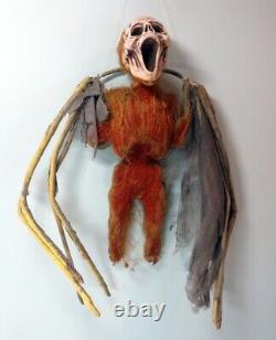 Rare Vintage Handmade Halloween Winged One of a kind Creature PICK UP ONLY