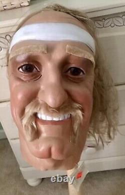 Rare Vintage Hulk Hogan Large Latex Mask WWF by Cesar New With Tag & Receipt