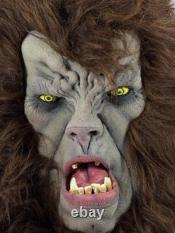Rare Vintage Illusive Concepts Custom Werewolf Rubber Latex Halloween Mask w Tag