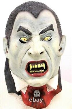 Rare Vintage Illusive Concepts Latex Vampire & Frankenstein Mask Full Head