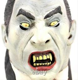 Rare Vintage Illusive Concepts Latex Vampire & Frankenstein Mask Full Head