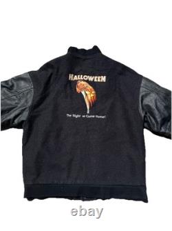 Rare Vintage Lamasz 1978 Halloween Michael Myers Varsity Jacket Wool- Leather