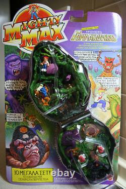 Rare Vintage Mighty Max Doom Zones Ape King Greek Mattel 1993 New Sealed