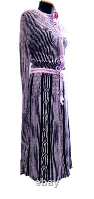 Rare Vintage Retro Antique Wardrobe Halloween Kyiv Ladies 1970-1980 Costume Blou