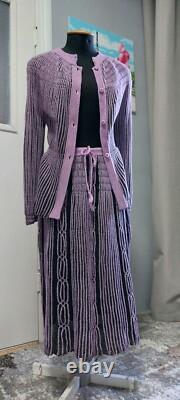 Rare Vintage Retro Antique Wardrobe Halloween Kyiv Ladies 1970-1980 Costume Blou