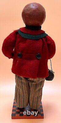 Rare Vintage Retro Halloween Bethany Lowe Dept 56 Figurine JOL Head Red Jacket