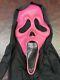Rare Vintage Scream Ghost Face Mask Gen 2 Pink Poly Shroud Fun World Div