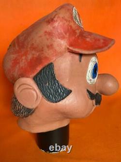 Rare Vintage Super Mario Bros Halloween Mask Freak Bootleg Made In Colombia