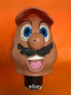 Rare Vintage Super Mario Bros Halloween Mask Freak Bootleg Made In Colombia