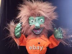 Rare Vintage Telco Green Beast Man Halloween Motion-ette 24 Figure Works