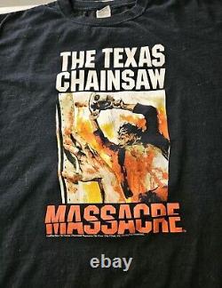 Rare Vintage The Texas Chainsaw Massacre Leatherface Horror Movie Tee Size 2XL