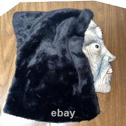 Rare Vintage Topstone Full Head Hooded Halloween Mask 3 Eyed Monster/ghoul