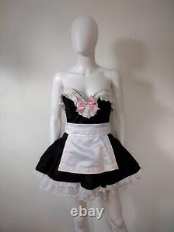 Rare Vintage Trashy Lingerie Lux French Maid Costume Halloween Cosplay