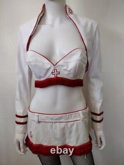 Rare Vintage Trashy Lingerie Sexy Nurse Costume Halloween Cosplay