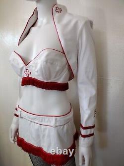 Rare Vintage Trashy Lingerie Sexy Nurse Costume Halloween Cosplay